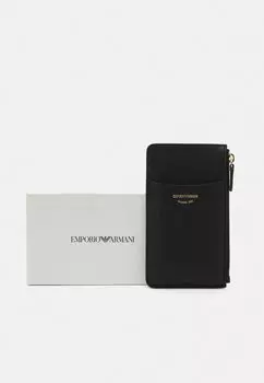 Кошелек CARD AND PHONE HOLDER Emporio Armani, черный