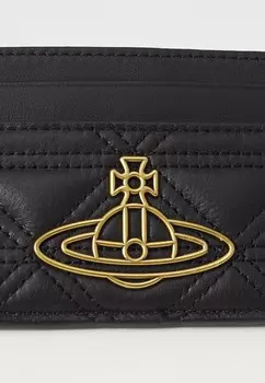 Кошелек CARD HOLDER FLAT UNISEX Vivienne Westwood, черный