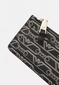 Кошелек CARD HOLDER MONOGRAM Emporio Armani, черный