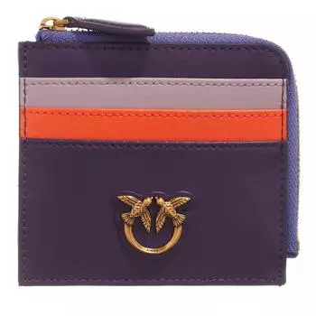 Кошелек card holder mult.arancio/viola antique Pinko, мультиколор
