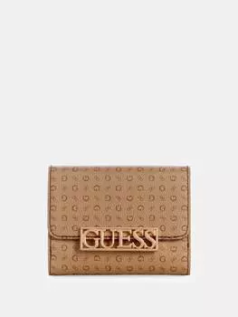 кошелек Carrboro с логотипом Guess Factory, цвет Mocha