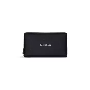 Кошелек Cash Continental BALENCIAGA, черный/белый