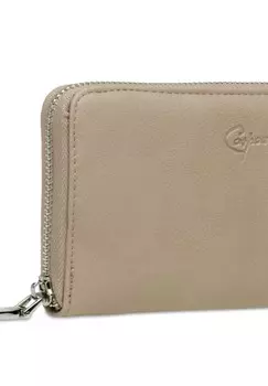 Кошелек Caspar, серо-коричневый