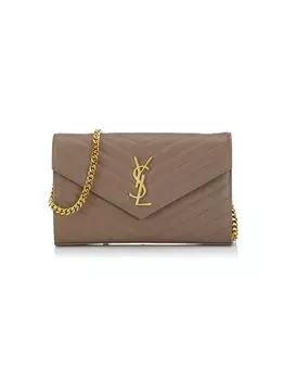 Кошелек Cassandre Matelass на цепочке Saint Laurent