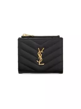 Кошелек Cassandre Matelasse в два сложения Saint Laurent