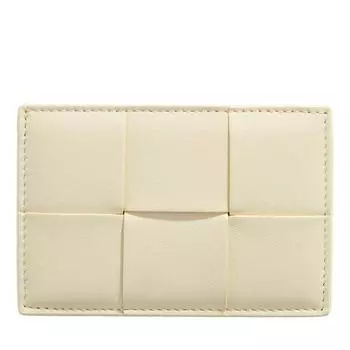 Кошелек cassette card case Bottega Veneta, желтый