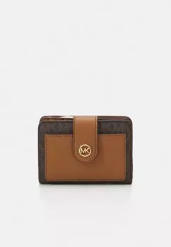 Кошелек CHARM TAB COMPACT MICHAEL Michael Kors, коричневый