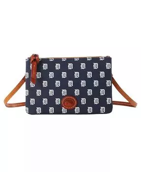 Кошелек через плечо Detroit Tigers с молнией сверху Dooney & Bourke, белый