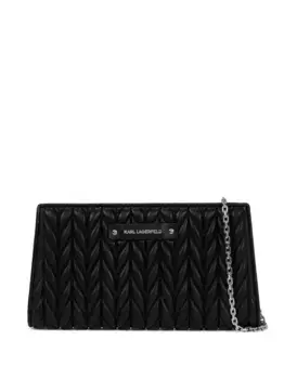 Кошелек через плечо K/Weave KARL LAGERFELD, черный