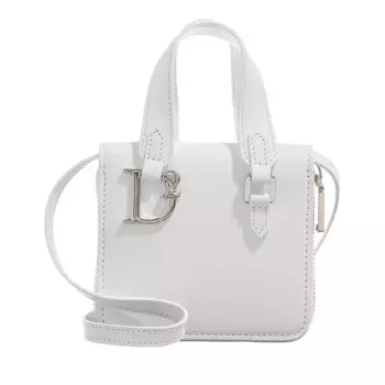 Кошелек через плечо vitello Dsquared2, белый
