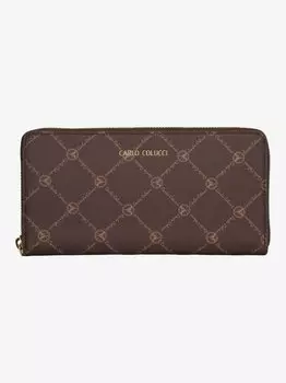 Кошелек черичи Carlo Colucci, коричневый