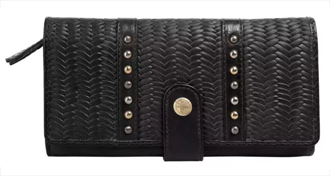 Кошелек Chiemsee, натуральная кожа, черный