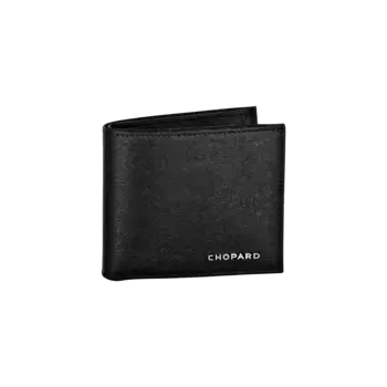 Кошелек Chopard Classic small wallet - Черная зернистая телячья кожа