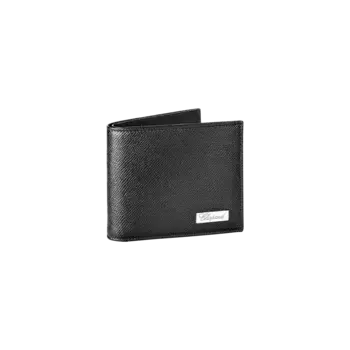 Кошелек Chopard Il Classico mini wallet - Черная зернистая телячья кожа