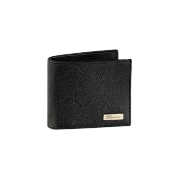 Кошелек Chopard Il Classico small wallet - Черная зернистая телячья кожа