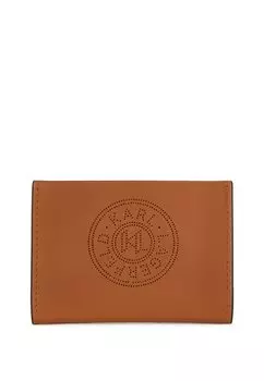 Кошелек CIRCLE FLAP KARL LAGERFELD, коричневый