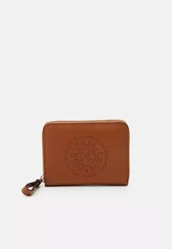 Кошелек CIRCLE ZIP KARL LAGERFELD, коричневый