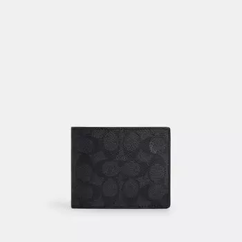 Кошелек Coach 3 In 1 Wallet, цвет Charcoal/Black
