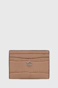 Кошелек Coach, бежевый