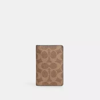 Кошелек Coach Id Wallet, цвет Tan & Black