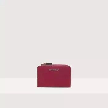 Кошелек Coccinelle Metallic Patent, цвет Sangria