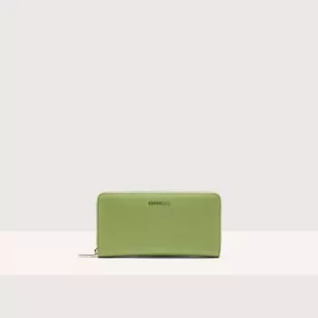 Кошелек Coccinelle Metallic Soft, цвет Guacamole