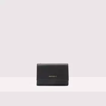 Кошелек Coccinelle Metallic Soft, цвет Noir