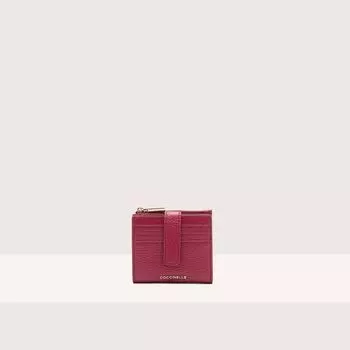 Кошелек Coccinelle Metallic Soft, цвет Sangria