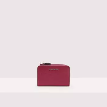 Кошелек Coccinelle Metallic Soft, цвет Sangria