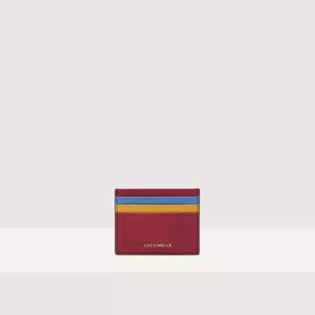 Кошелек Coccinelle Metallic Tricolor, цвет Sangria/Azul/Soleado