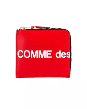 Кошелек Comme des Garons Huge Logo, красный
