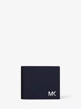 Кошелек Cooper из сафьяновой кожи с футляром для документов Michael Kors, синий