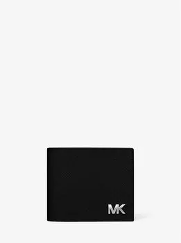 Кошелек Cooper из сафьяновой кожи с футляром для документов Michael Kors, черный