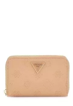 Кошелек CRESIDIA MEDIUM ZIP AROUND Guess, бежевый