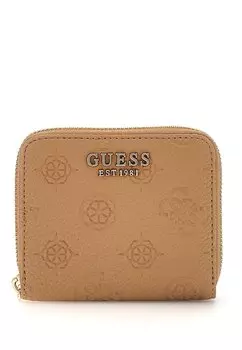 Кошелек CRESIDIA SMALL ZIP AROUND Guess, бежевый