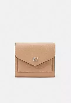 Кошелек Crossgrain Small Wallet Coach, цвет buff