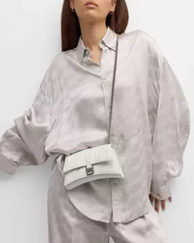 Кошелек Crush из стеганой кожи на цепочке Balenciaga