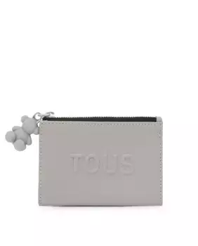 Кошелек цвета фуксии на молнии Tous, фуксия