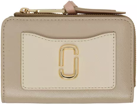 Кошелек цвета хаки «The Utility Snapshot Bifold» Marc Jacobs