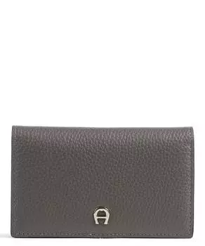 Кошелек Delia с RFID-технологией из зернистой яловой кожи Aigner, коричневый