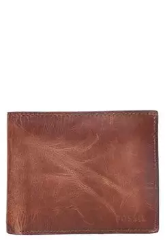Кошелек DERRICK Fossil, цвет brown