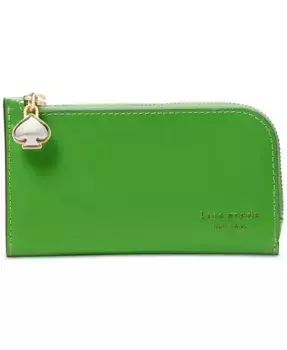 Кошелек Devin из лакированной кожи, маленький, на две секции kate spade new york, зеленый