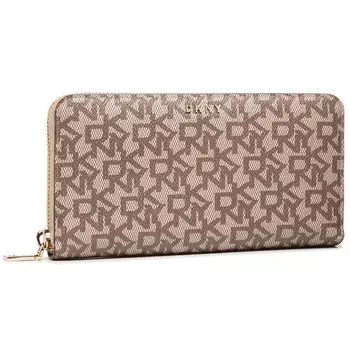 Кошелек DKNY Bryant-NewZip Arou, бежевый