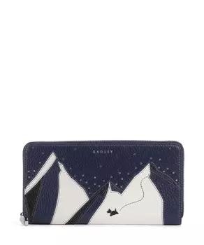 Кошелек для горных туристов из зернистой яловой кожи Radley London, синий