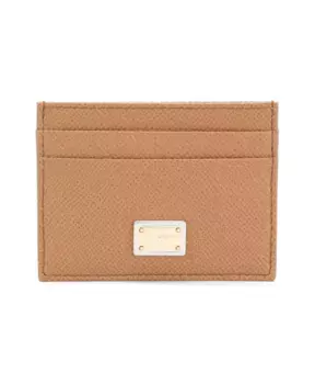 Кошелек для карт Camel с логотипом Dolce & Gabbana, коричневый