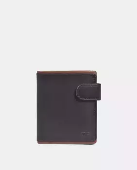 Кошелек для карт Miguel Bellido с язычком, коричневый