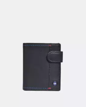 Кошелек для карт Miguel Bellido с язычком, черный