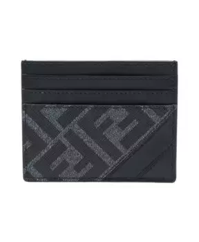 Кошелек для карточек с узором FF Fendi, синий