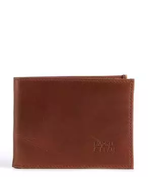 Кошелек для купюр из воловьей кожи Buckle & Seam, коричневый