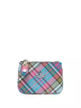 Кошелек для монет Biogreen из сафьяновой кожи Vivienne Westwood, синий